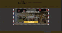 Desktop Screenshot of dubruitdanslacuisine.fr