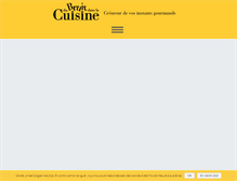 Tablet Screenshot of dubruitdanslacuisine.fr